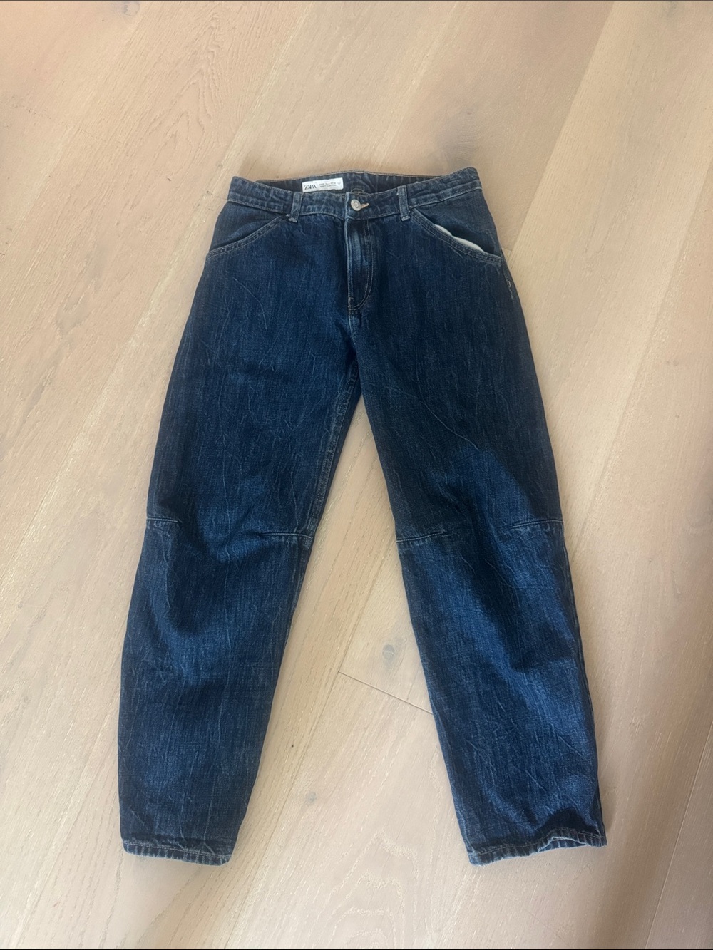 Zara- Banana Style Dark Blue Women's Jeans